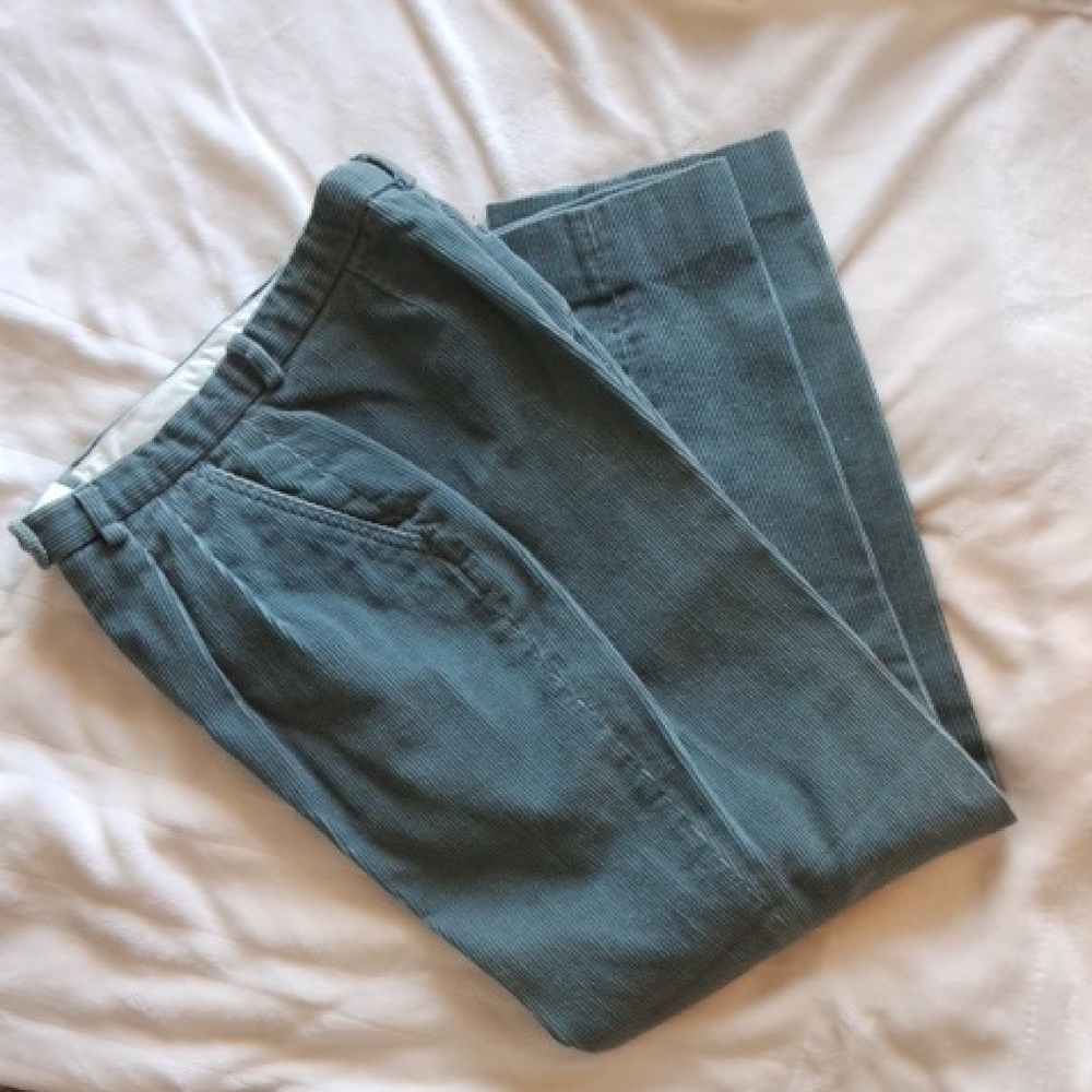 Raffaello Pleated Corduroys